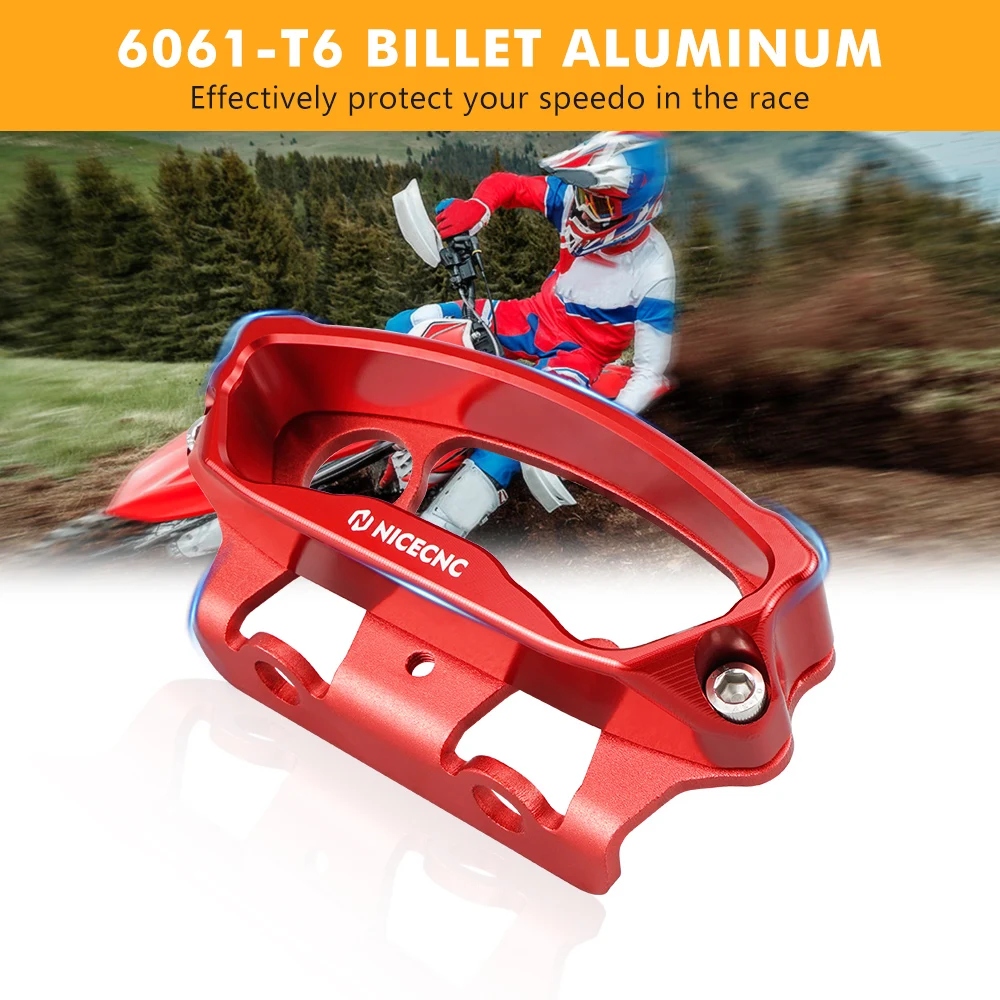NICECNC For Beta Xtrainer 300 Xtrainer 250 RR 300 RR250 RR125 RR350 RR390 RR430 RR480 RACING 2020-2024 Speedo Guard Aluminum