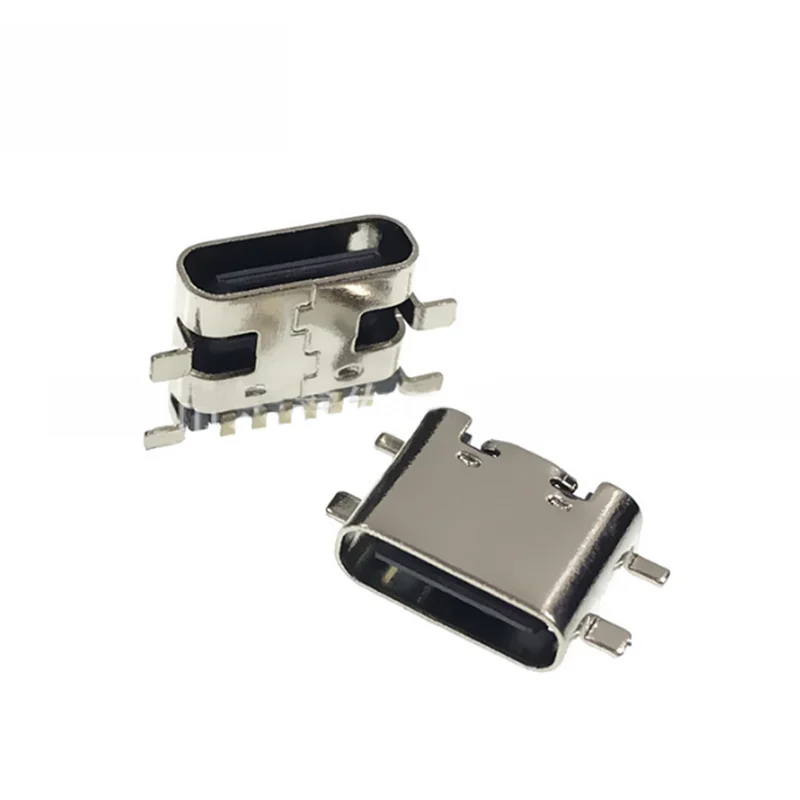 Stainless steel TYPE-C 6P Fully attached Quick-charge four-pin patch motherboard is affixed with 3.1 USB connector