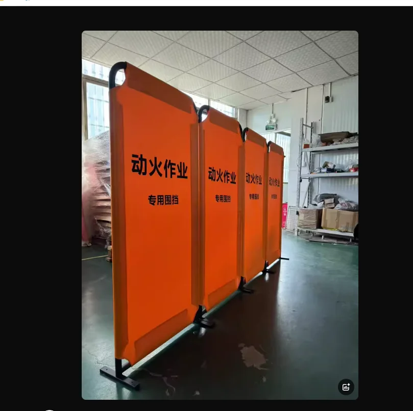 

Сварочный экран с огнестойкими свойствами, портативный защитный барьер для сварки DA