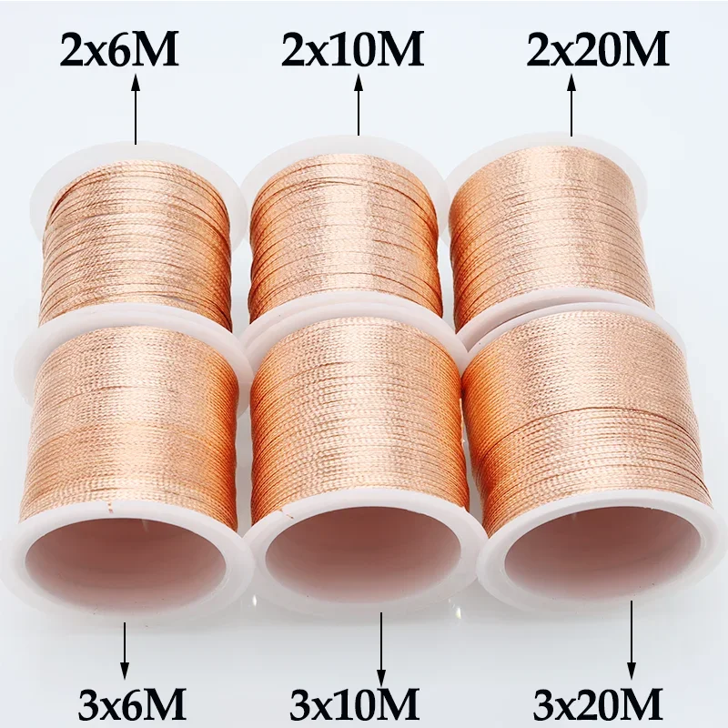 6/10/20m desoldering fio malha trança de cobre removedor de solda e fluxo de solda resina pasta livre de chumbo para placa pcb