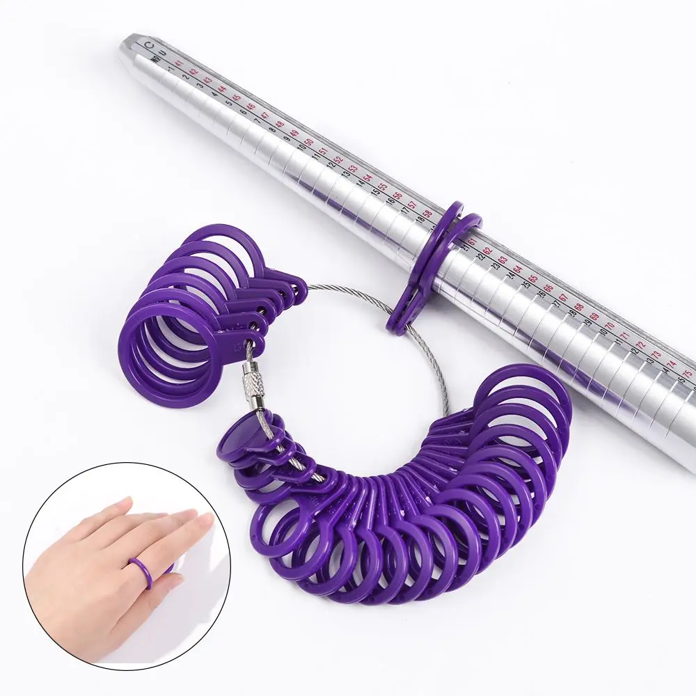 DIY Standard Generic US/UK Ring Finger Sizer Jewelry Measurement Loop Jeweler Gauge Tool