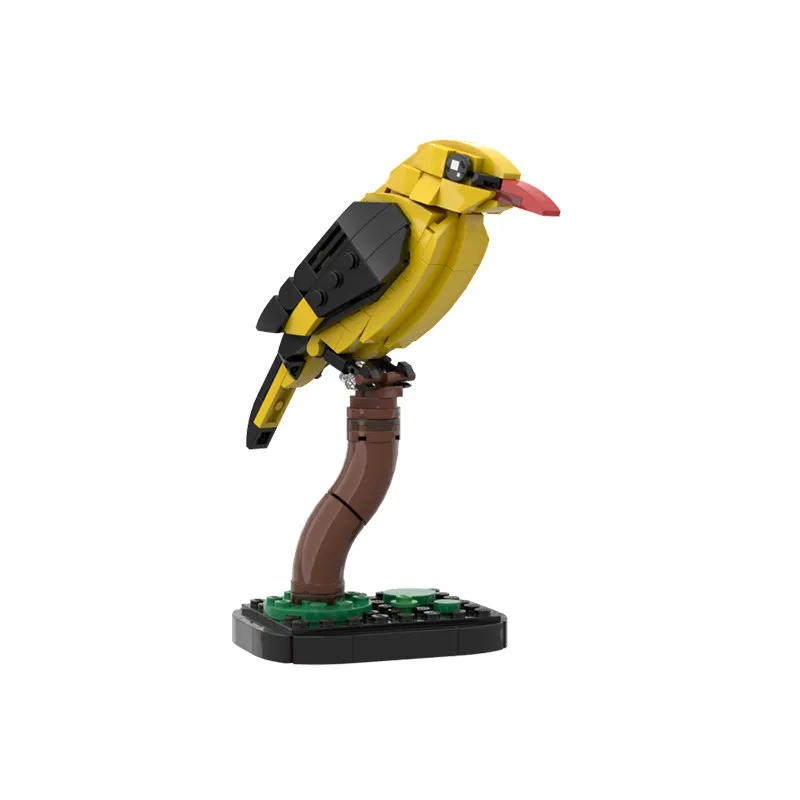 MOC-77108 Westliche Tiere Vogel Fasan Eisvogel Tauchender Rotkehlchen Kleine Partikel Montage-Bausteine Modell-Puzzle Spielzeug Geschenke – Detail 3