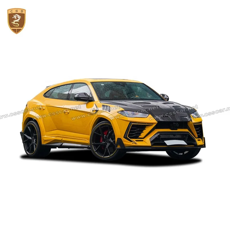 3k Twill Weave Carbon Fiber Front motor abdeckung Hinten Stoßstange Seite Röcke Breite Auto Body Kits Für Lamborghini URUS MSY stil Bodykit