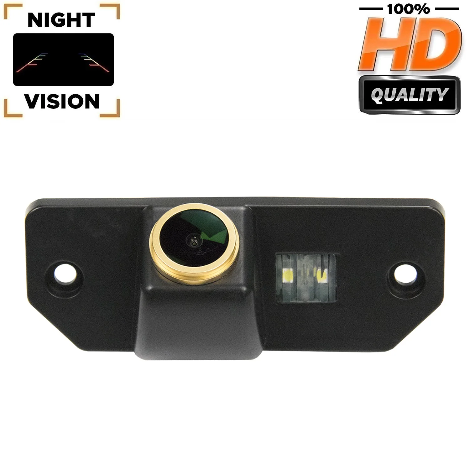 

HD 1280*720p Rear View Camera for FORD Mondeo FORD Focus 2 Mk3 Mk4 C-Max 2000-2012, License Plate Light Reversing Backup Camera