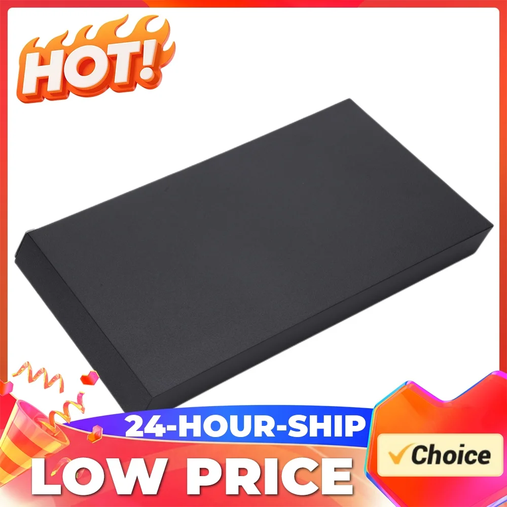 Plastic Full Housing Shell Case Cover Case Shell Protective Black Replacement Upper Bottom Cover Housing Case for Game Machines