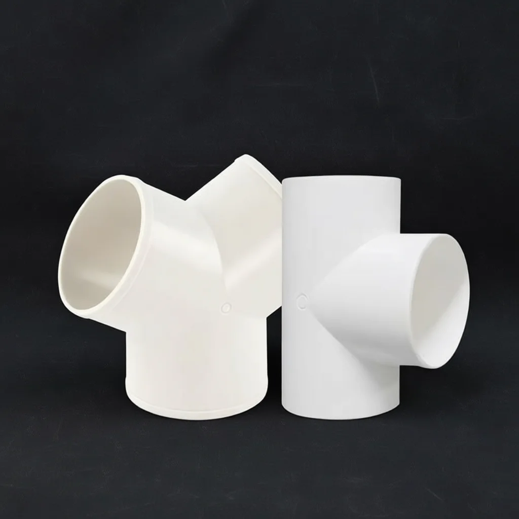 Ventilation Pipe Connector Y Type T Shape Hose Fitting 100mm 150mm Reducer Exhaust Air System Ducting Splitter Adapter