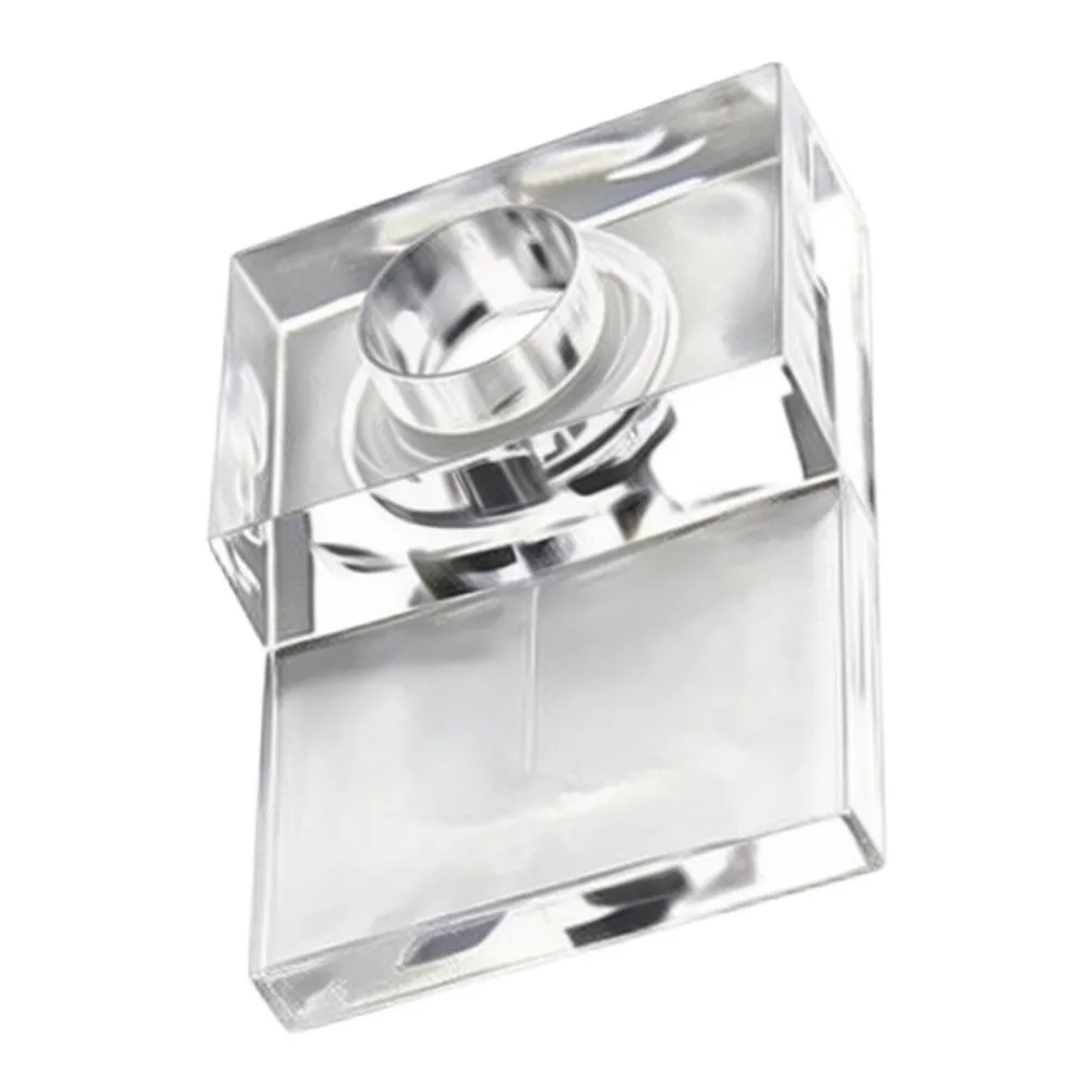 Clear Plastic Mirror Mounting Clips ABS Glass Clamp Fasteners for Securing Bathroom Mirrors and Cabinet Glass Panels