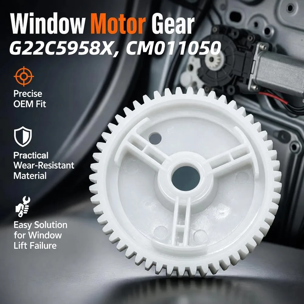 For Mazda 3 6 CX-7 CX-9 Window Regulator Motor Repair Gear G22C5958X Durable Auto Power Window Lift Replacement Part