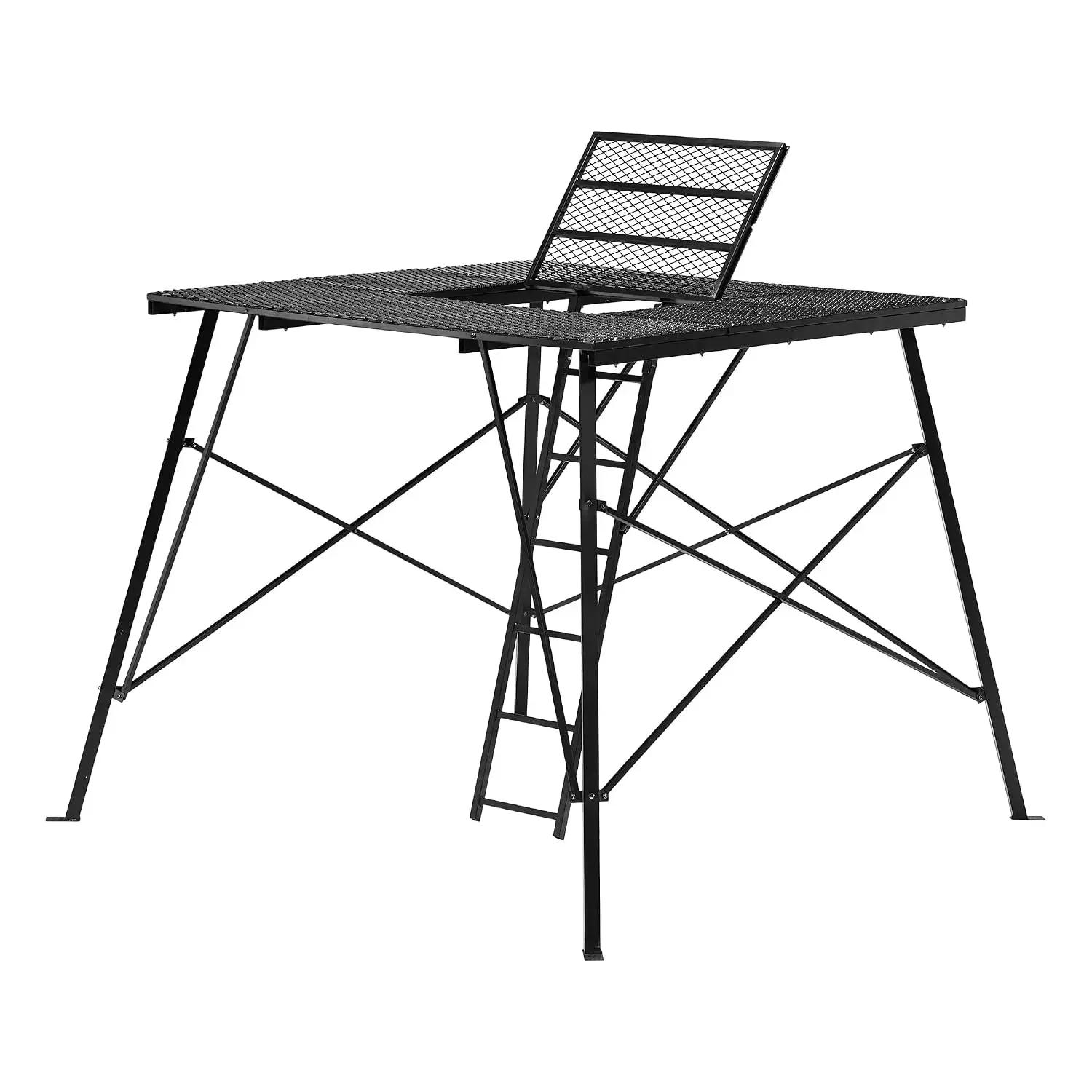 Ground Blind Platform, 65 L x 65 W Steel Outdoor Hunting Trap Door, Custom