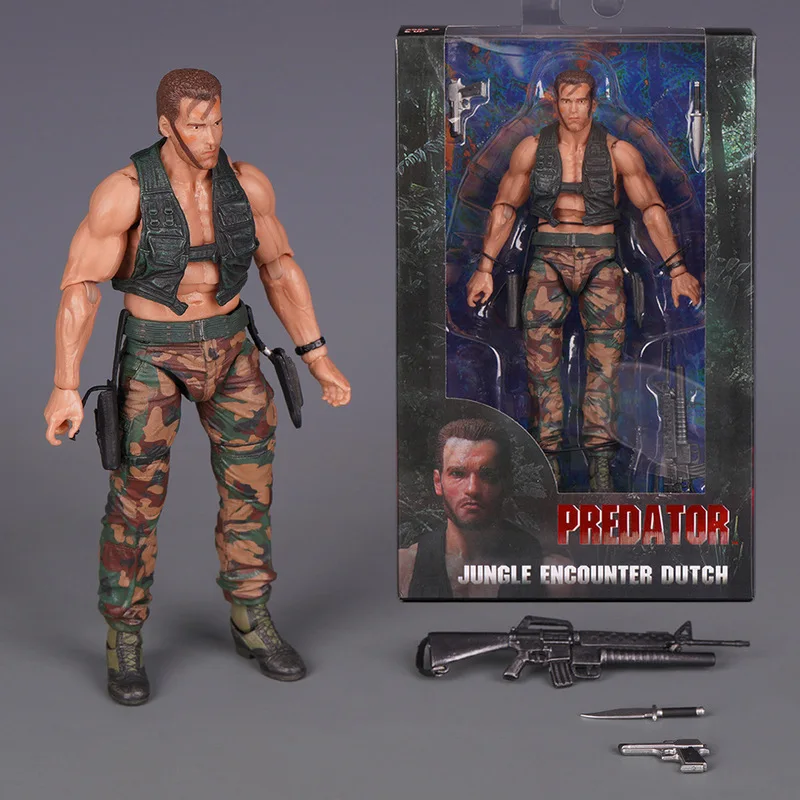 Neca Predator Jungle Extraction Dutch Action Figure 30th