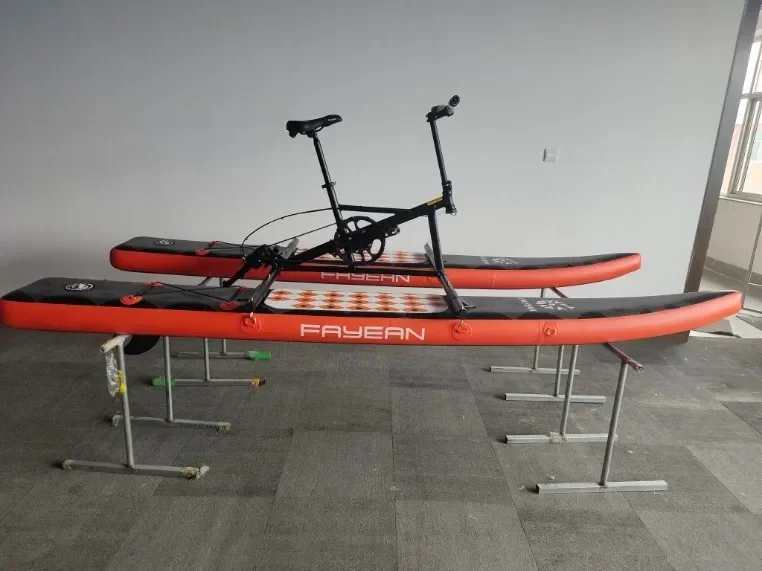 water bike New design Adult Pedal PVC Inflatable High quality single bike leisure equipment water pedal boats for sale