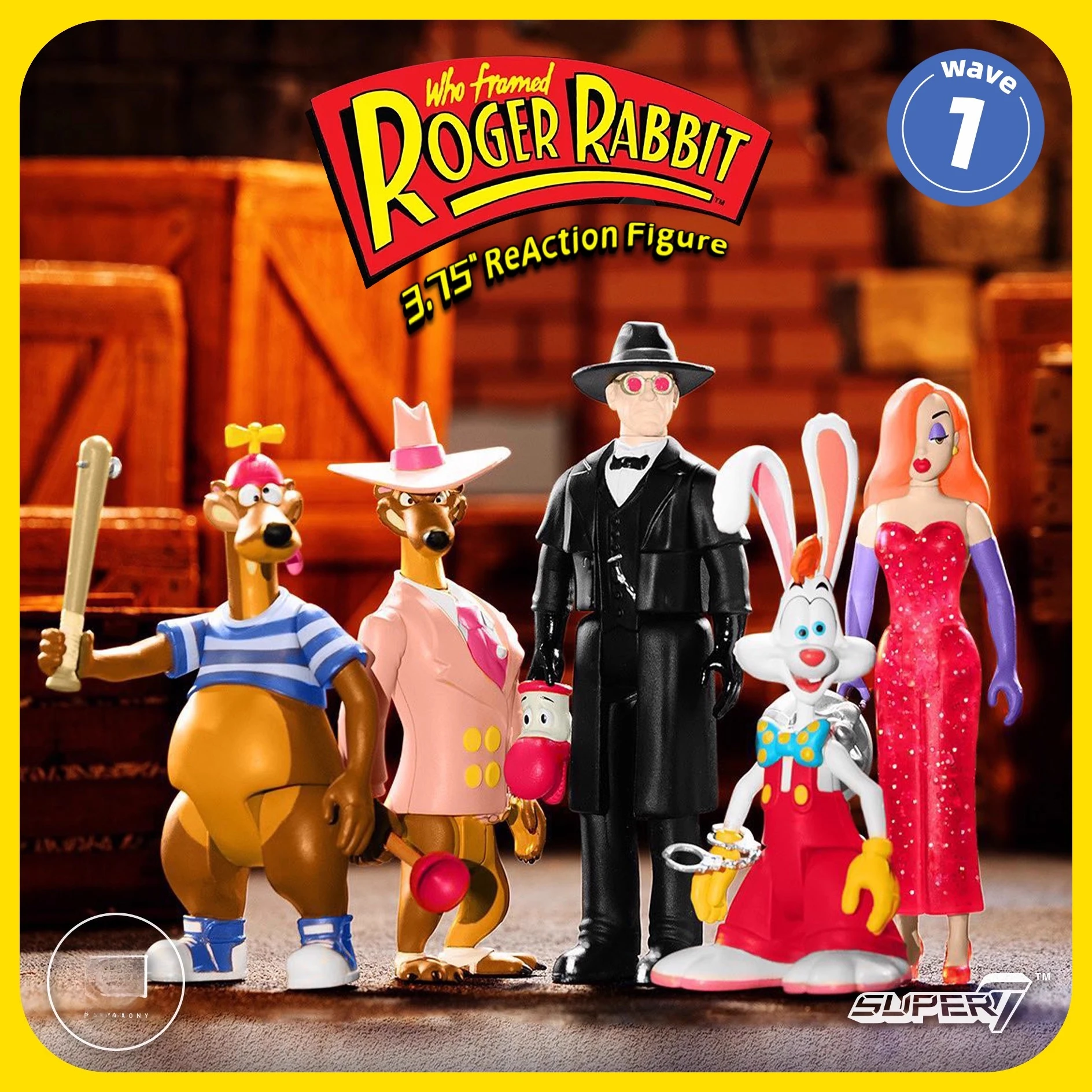 

In Stock! Super7 Who Framed Roger Rabbit - Series 1 Carded Figures, Comedy Movie Collectibles, Retro Display Toys