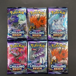 10/20Pcs Pokemon Cards TCG: Chilling Reign Sun Moon Evolutions English Trading Card Booster Box Collectible Gi