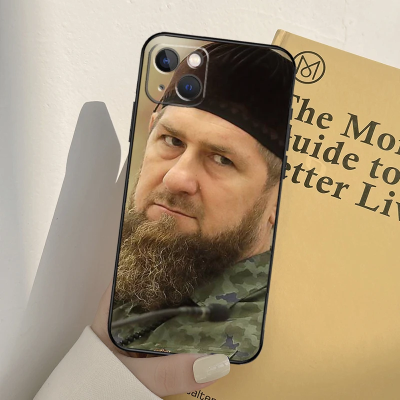 Chechen Leader Ramzan Kadyrov Case For iPhone 16 15 14 Pro Max Plus 13 12 Mini 11 Pro Max Back Cover