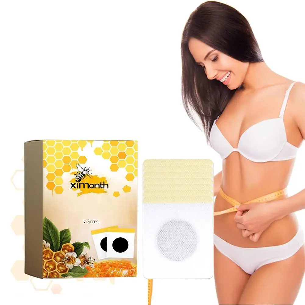 Bee Slimming Patch para Barriga, Perder Peso, Detox, Adesivo do umbigo abdominal, Queima Rápida de Gordura, Melhorar o Estoma, 35 Pcs/Lot