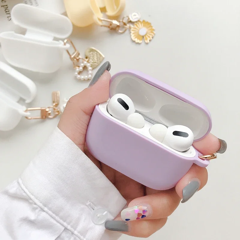 Funda de silicona para AirPods 4 Gen, carcasa bonita de lujo con flores coreanas, para auriculares Air Pods 3, novedad de 2024