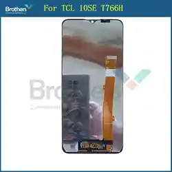 LCD 디스플레이 터치 스크린 프레임 디지타이저 어셈블리 교체, TCL 10SE T766H T776J T776U 스크린, 6.52 인치