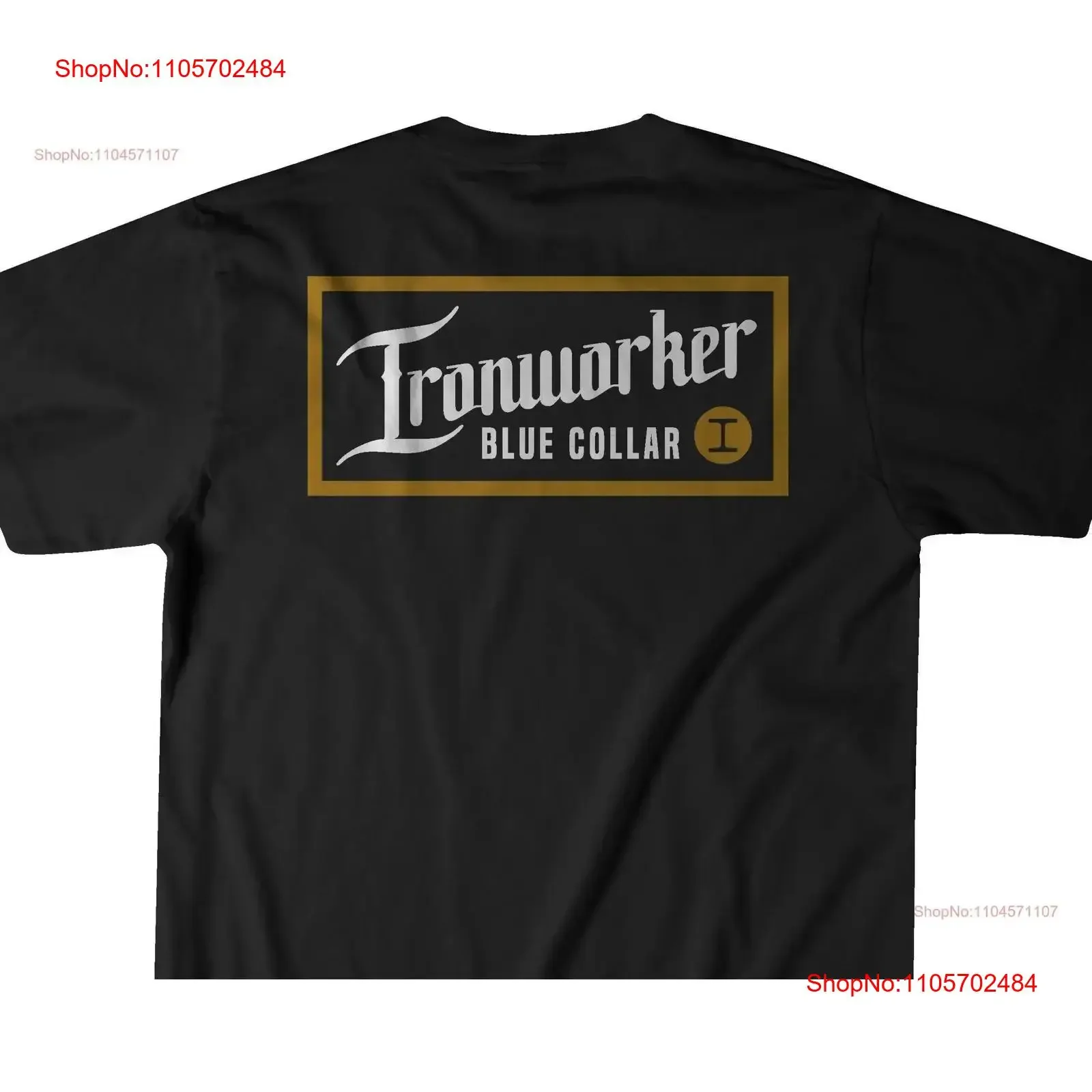 Ironworker T Shirt Blue Collar Local Brotherhood Union vintage Washed graphic Stretched Stylish Versatile designer clothes