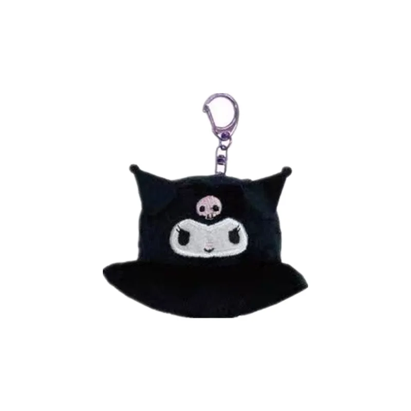 Anime Sanrio Decoratieve Hoed Sleutelhanger Leuke Kuromi Cinnamoroll Hello Kitty Kawaii Pop Hanger Ornament Speelgoed Hanger Accessorie Gift