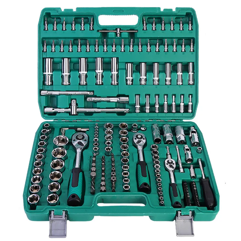 

Multifunctional tool set 172-piece combination set Family car repair