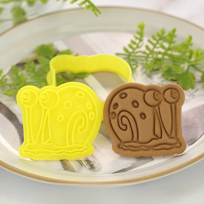 Neue Niedliche SpongeBob Schwammkopf Serie Backform Cartoon Kreativität DIY Keks- und Dessertform Küchenzubehör – Detail 6
