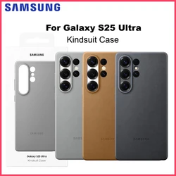 Original Samsung Kindsuit Case EF-VS938 for Galaxy S25 Ultra Leather Phone Case