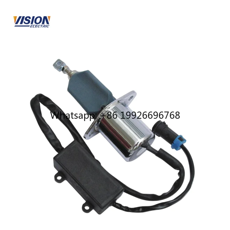Excavator Diesel Engine Fuel Stop Solenoid Valve SD-005A2 Generators Parts