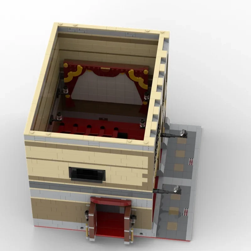2397pcs MOC Palace Cinema Extension Modular Model Building Blocks Architecture Assembly DIY Creative Idea Display Brick Gift Set
