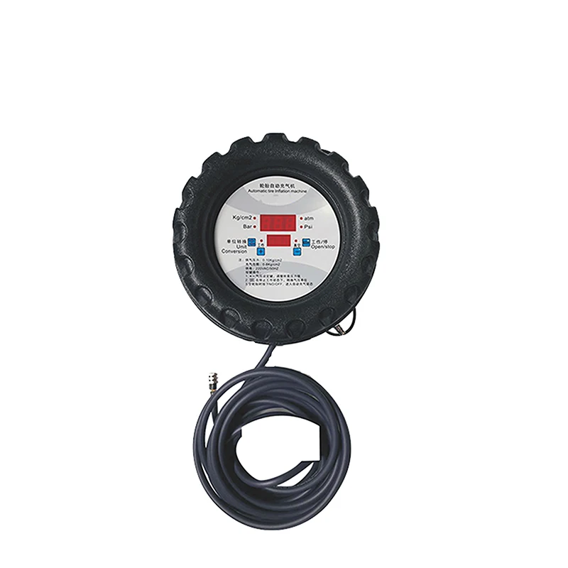 

Wall Mounted Tire Inflator Digital Tyre Inflator with Led Luminous Digital Display