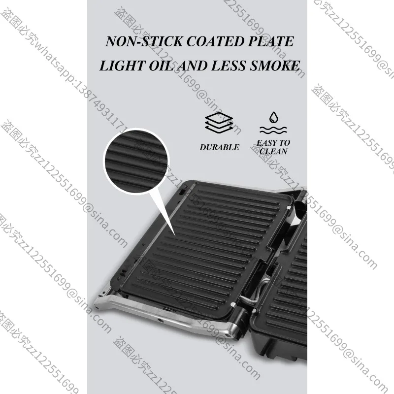 Suitable for Barbecue Grills, Light Oil and Less Smoke Grill Plate 1800W High Power, Outdoor, Courtyard Easy To Store