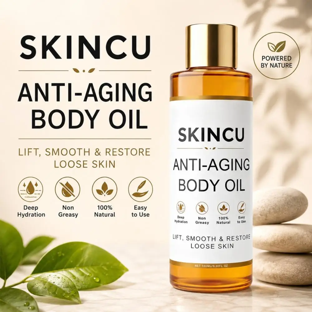 100ml Body Moisturizing Firming Oil Natural Deep Hydration Non Greasy Oil Smooth Lift Restore Loose Skin Massage Oil Daily Care