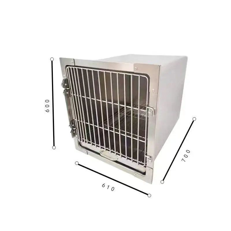 Pet Hospital 304 Stainless Steel Pet Cage Pet Store Foster Cage