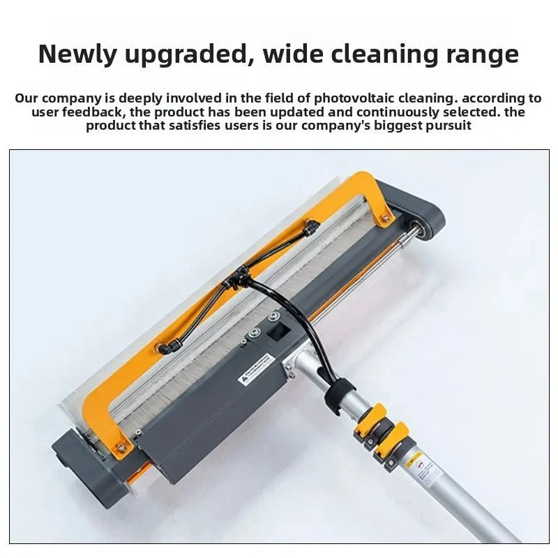 Electric Roller Brush Cleaning Machine Dry Cleaning and Washing Solar Panels High Efficiency PV Cleaner