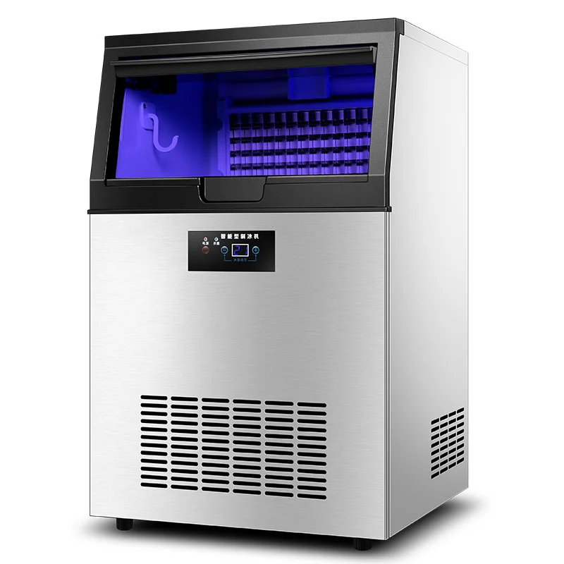 

Commercial Ice Maker 60kg/24H Stainless Steel Ice Cube Maker Machine