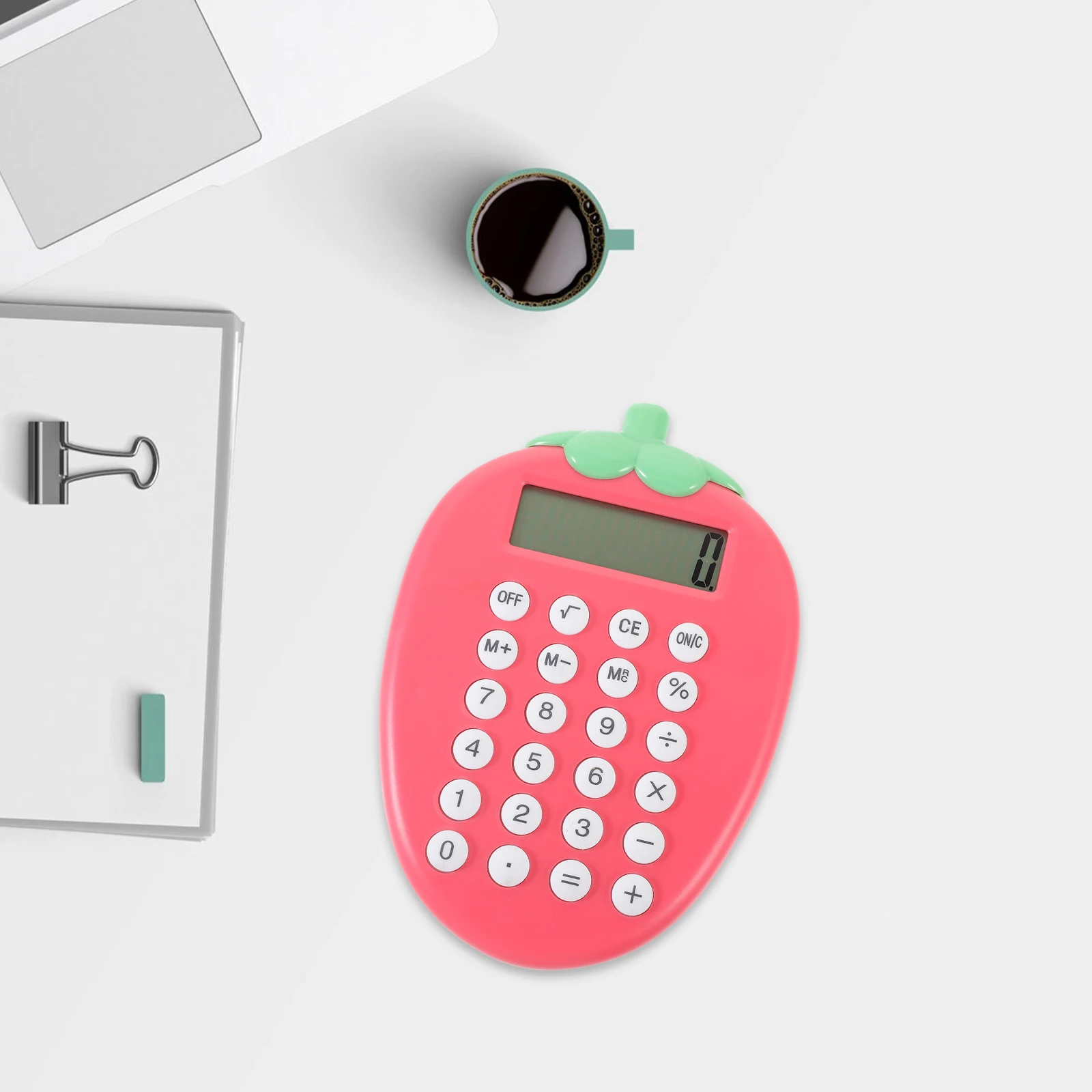 

Solar Calculator Small Portable Vibrant Electronic Student Gift Lightweight Math Physics Use Pocket Size Addition