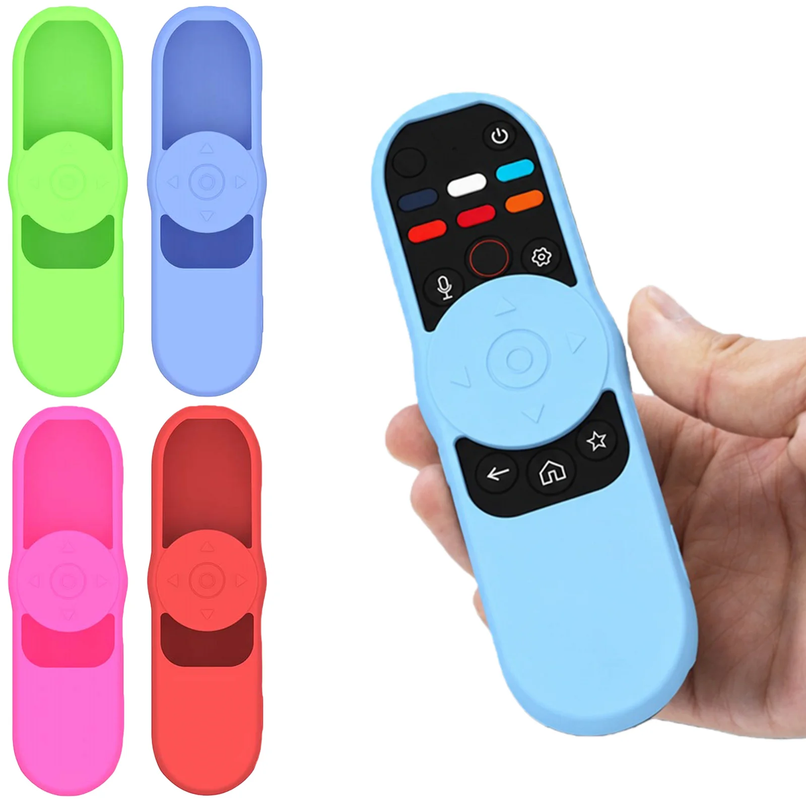 Protective Cover for VIZIO XRT270 Remote Control Accessories Protective Skin Grip Cover Anti-Drop Shockproof Scratch-Resistant
