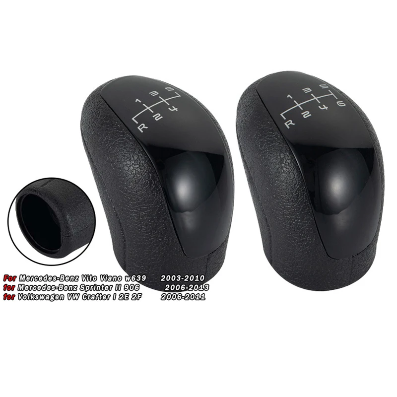 

5/6 Speed Manual Gear Shift Knob for Mercedes-Benz Vito Viano W639 -Car Transmission Shifter Handle, Durable Auto Accessories