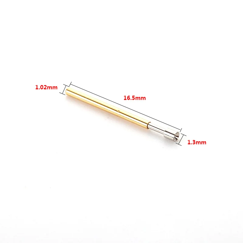 100PCS Federprüfstift P75-A2 B1 E2 E3 D2 J1 Q1 Q2 H2 LM2 T2 Außendurchmesser 1,02mm Länge 16,5mm PCB Sonde