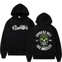 Rapper Cypress Hill Skeleton Double Sided Graphic Hoodie Men Women Hip Hop Oversized Pullover Unisex Fashion Trend Streetwear