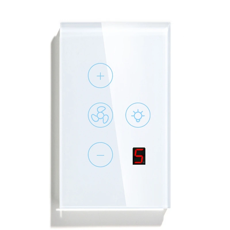 

A15F-Tuya Zigbee Smart Fan Light Switch US Network Connection APP Control Alexa/Google Assistant Voice Control