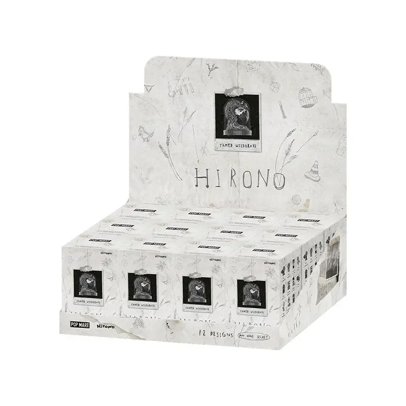 POP MART Hirono TAMED WILDGRASS Serie Mystery Box Echte Blind Box Guess Speelgoed Tas Ornament Beeldjes Home Decor Desktop Poppen