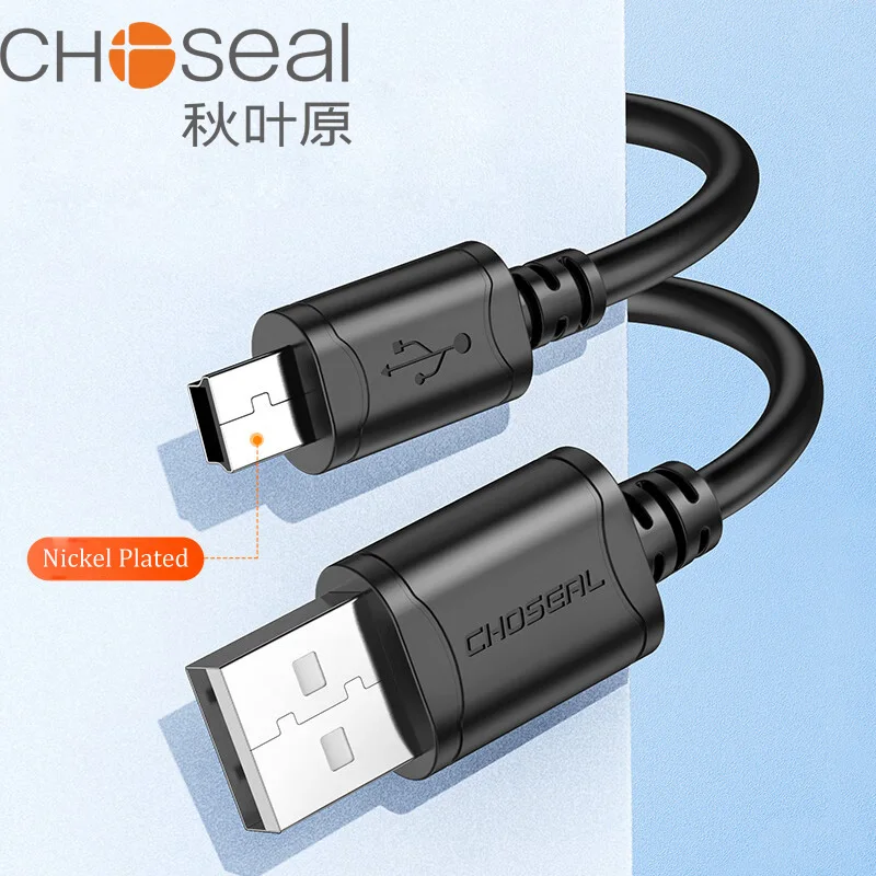 CHOSEAL Mini USB Cable USB 2.0 Type A Male to Mini B Charging Cord For PS3 Controller Digital Camera Dash Cam MP3 Player