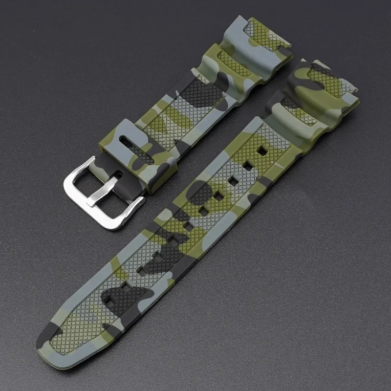For Casio SGW-300H W-735H AE-1200 AQ-S810W W215 MRW-200H AEQ110W Silicone Watchband Watch Strap Band Wristband Wrist Bracelet