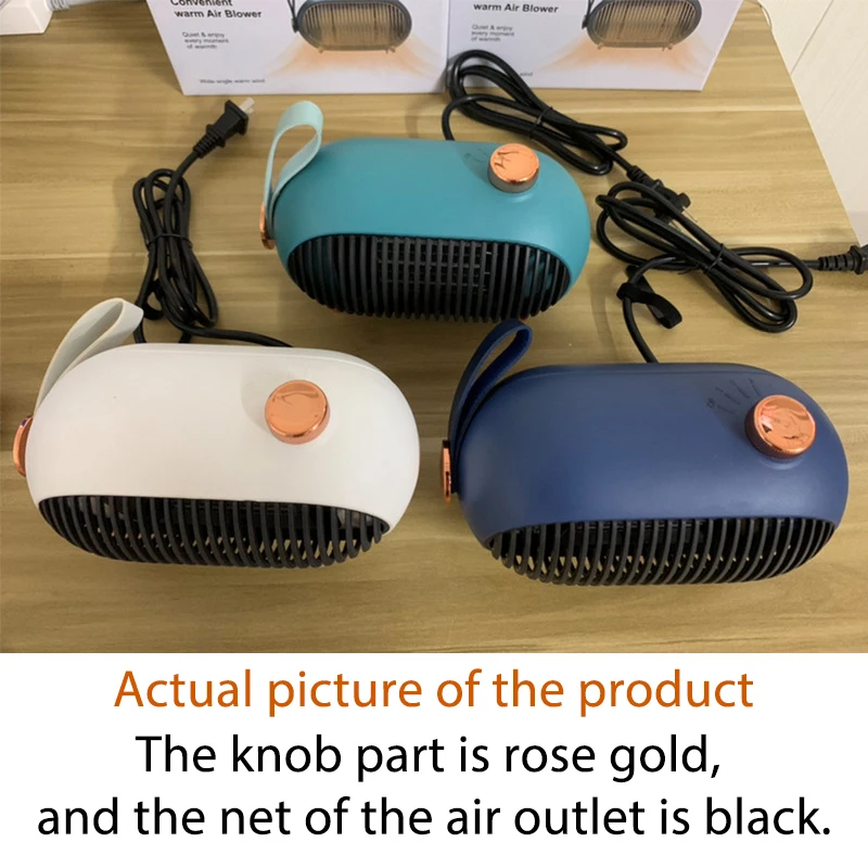 Nieuwe Mini Luchtverwarmer 110V Kantoor Desktop Stille Luchtverwarmer Kleine Home Warmer Slaapkamer Elektrische Warmer 220V Voor Herfst 2023