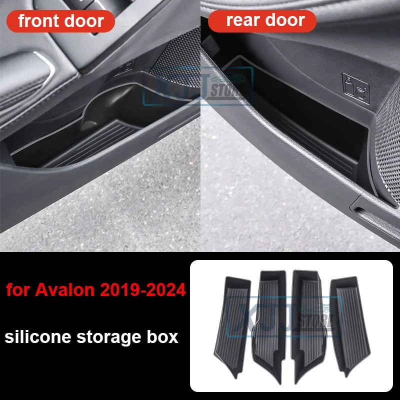Fit voor Toyota Avalon 2019 2020 2021 2022 2023 2024 Middenconsole Armsteun Doos Dienblad Siliconen Bekerhouder Opbergdoos Interieur