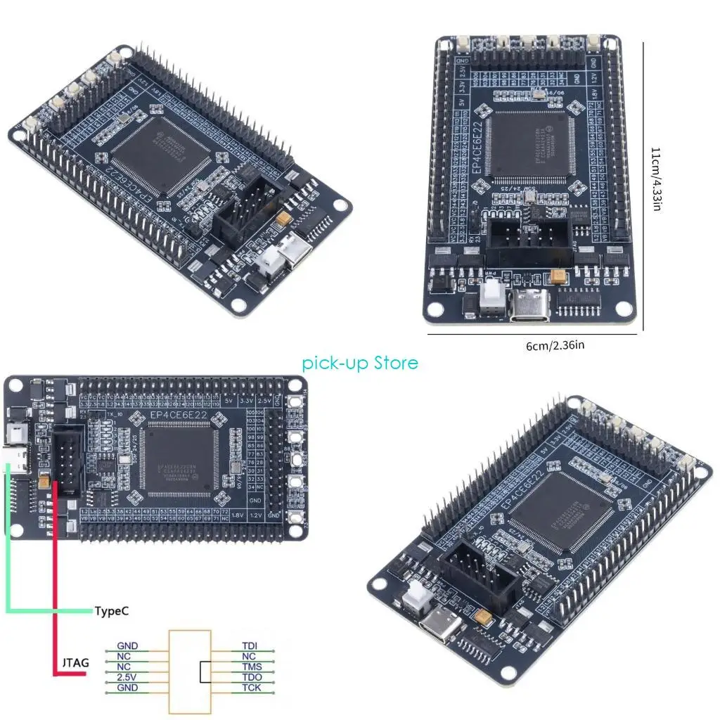 

Q5WA FPGA Prototyping Board With USB UART I2C Port EP4CE6E22C8N Development