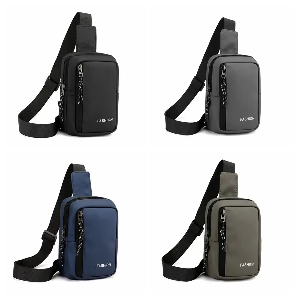Handbag Crossbody Oxford Chest Bags Diagonal Solid Color Small Backpack Messenger Square Mini Men's Shoulder Bag Phone - view 5