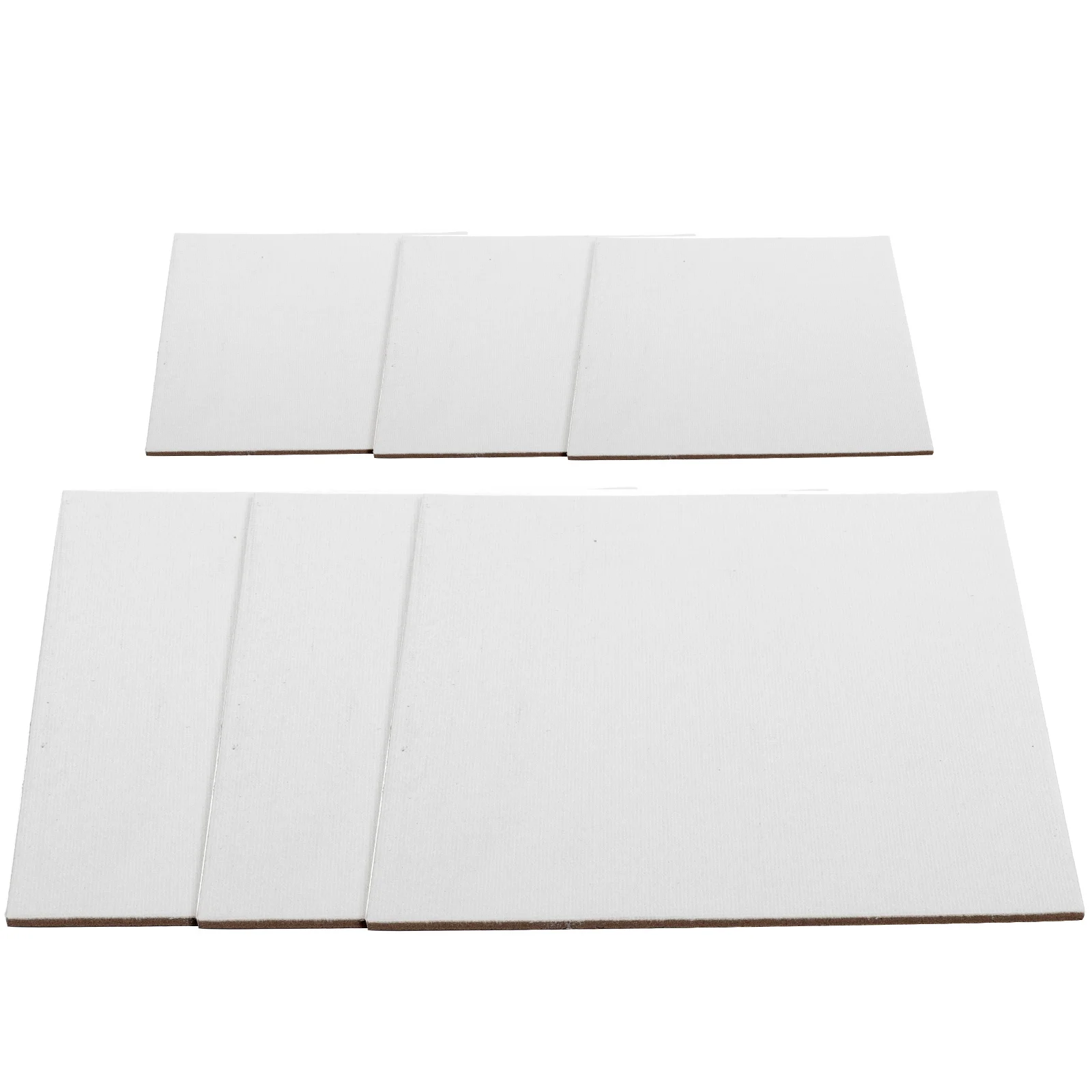 

6Pcs Oil Painting Panels Set Blank Stretched Canvas Boards for Beginners Students Artists Craft Painting Wood Frame Non
