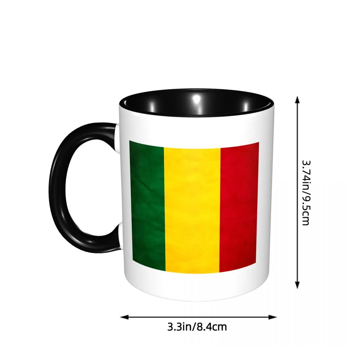 Jamaican Reggae Rasta Lion Jamaica Flag Mug Funny Ceramic Coffee Cups Tea Mugs Milk Cup Drinkware Gifts for Friends