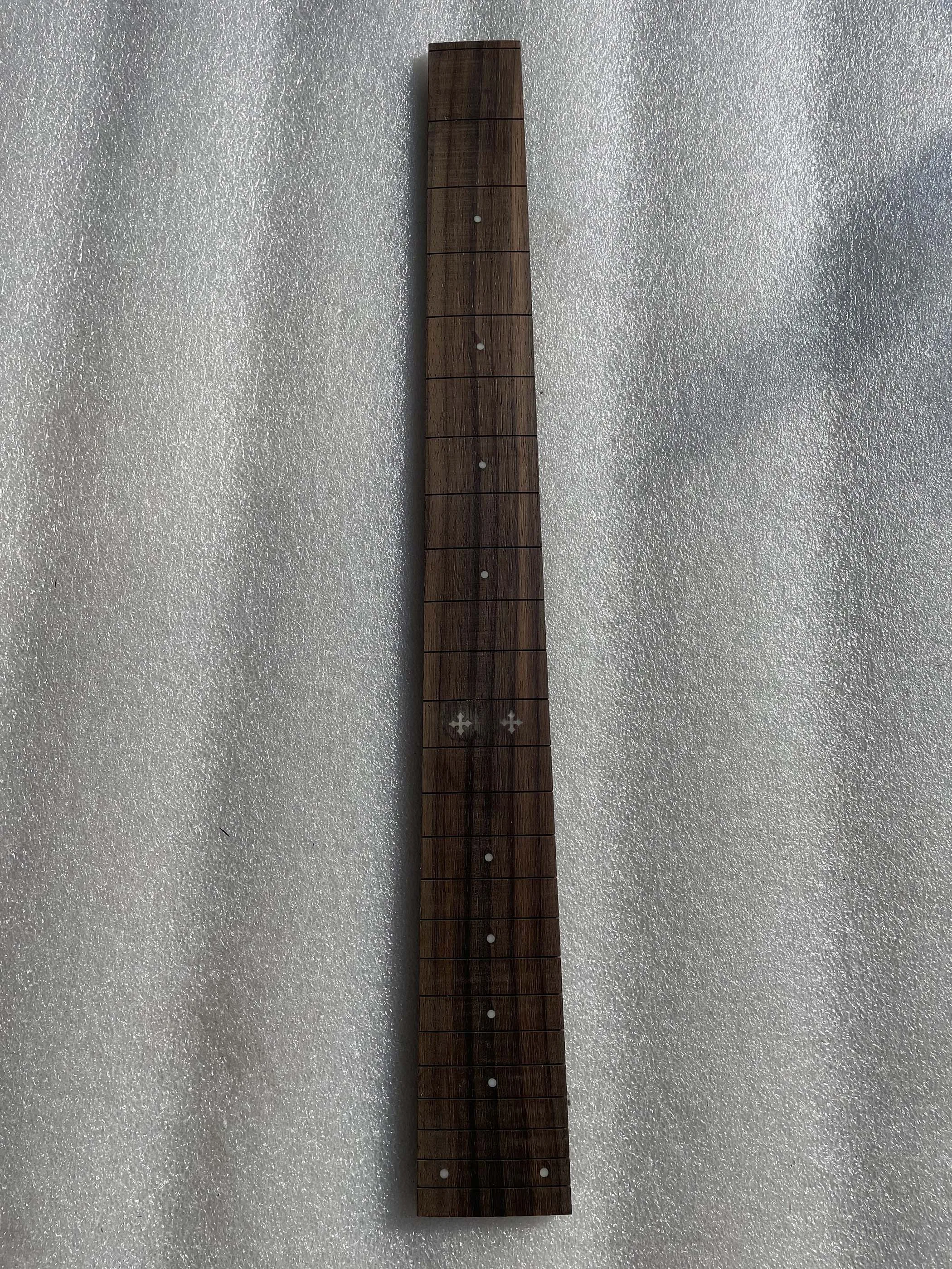 Rosewood Fretboard Guitar Neck Parts, DIY Luthier, 24 Fret Replacement Accessories, Fingerboard Tool
